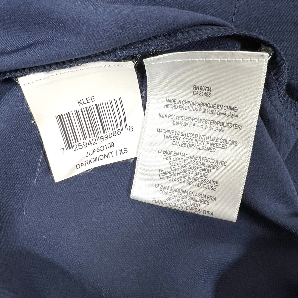 BCBG MaxAzria Shirt Dress Klee Shirt Midnight Blue XS - Picture 5 of 7